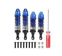 Pxyelec Amortiguador de choque de coche RC 4 piezas, amortiguador ajustable de metal para SCX10 TRX-4 D90 escala 1/10 RC Crawler Car
