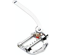 Pxyelec Guitarra Vibrato Tailpiece Trémolo, Flat Top Body Trémolo Unidad Vibrato Puente para Tele, SG, LP Guitarras Eléctricas Cromado