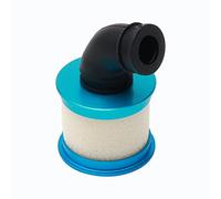 Pxyelec RC 1:10 Filtro de aire de aluminio para 1:10 Off-Road para HSP Car Buggy Truck Azul