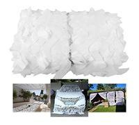 Pxzybd Sunscreen Camo Netting, Military Net, Hunting Camouflage Net, Garden Pergola Shade Decoration Net 2m 3m 4m 5m 6m 7m 8m 9m, Camouflage Netting White, Customizable,White-5x5m(16.4 * 16.4ft)(2x5m(