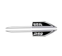 Pyaio 3D Emblema Metal,para R59 Maletero Trasero calcomanías Coche Capó Delantero Insignia Carroceria Logotipo Logo Accesorios,A