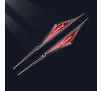 Pyaio 3D Emblema Metal,para Volvo Maletero Trasero calcomanías Coche Capó Delantero Insignia Carroceria Logotipo Logo Accesorios,D