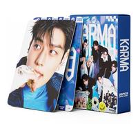 PYAJUU Stray Kids - 55 tarjetas fotográficas de KARMA para regalar a Stay Stray Kids, 4º álbum 2025