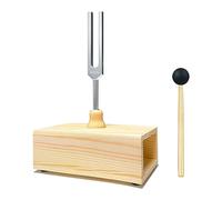 Pyanegn DipasóN de 432 Hz con Caja de Resonancia, para CuracióN con Sonido, EnseñAnza de Resonancia del DiapasóN, Pruebas de AudicióN, MeditacióN