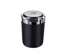 PYANL Coche Cenicero para Citroen Berlingo 2015-2018, Bandeja de Ceniza Portátil Cigarrillo Cenicero Sin Humo Autoextinguible Acero Inoxidable con Tapa Ceniceros Coche Accesorios,F