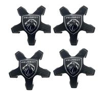 PYANL Coche Tapas Centrales Cubos para Peugeot 3008 2020-2023, Tapas Centro Tapacubos Tapas Llantas Tapa de Cubo Impermeable Cubierta de Cubo de Rueda Pegatina Tapabujes Coche Accesorios,A