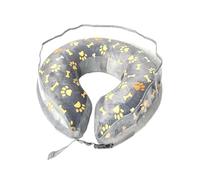 Pyasuye Collar Inflable con Deflector Transparente Ajustable Y Cómodo Evita Y Morder Adecuado para Recuperación De Heridas Cono Perros Después De La Cirugía Gato Suave Gatos Suave