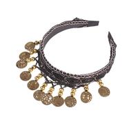 Pyasuye Diadema de estilo étnico, accesorio para peinar el cabello con uso seguro para un uso cómodo para bailar el vientre en escenario