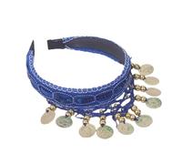 Pyasuye Diadema de estilo étnico, accesorio para peinar el cabello con uso seguro para un uso cómodo para bailar el vientre en escenario