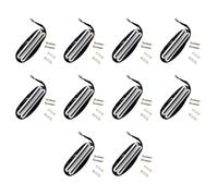 Pyatofly 10X Pastillas de Riel Caliente Double Track 11K Alnico5 Guitar Fit Strat Tele Electric Guitar, Blanco