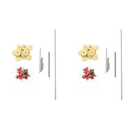 Pyatofly 160Pzs Herramienta de Reparacion de Flauta Kit de Mantenimiento Tornillos + 16Pzs Almohadilla de Sonido de Agujero Abierto Accesorios DIY de Viento de Madera