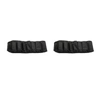 Pyatofly 2 cinturones de cerveza de montañismo, bolsa de transporte para bebidas, camping, barbacoa, discoteca, fiesta, cinturón, organizador colgante (negro)