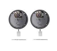 Pyatofly 2pcs NH38 Movimiento estándar NH3 Series Automático Reloj Mecánico Movt Partes para SII NH38/NH38A Watch Parts, plata