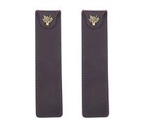 Pyatofly 2X Bolso para Bolígrafo de Bolso de Lápiz único Estuche para Bolígrafo con Botón A Presión para Bolígrafo Fuente de Bola de Rodillo-Violeta