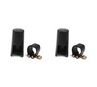 Pyatofly 2X Clarinetes de Plastico Tapa de Boquilla con PU Ligadura Negro