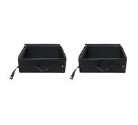 Pyatofly 2X Inodoro Portátil Impermeable para Gatos, Caja de de Viaje para Gatos, Caja de Portátil para Gatos, Plegable para Gatos