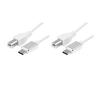 Pyatofly 2X MIDI USB Tipo B Un Conector Tipo C, Adaptador, Audio para Piano