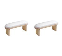 Pyatofly 2X Soporte para Reposabrazos de Manicura para UñAs, Reposabrazos para UñAs, Soporte para UñAs, Soporte para Manicura, Almohada para Manos, Reposabrazos para UñAs, Cojín A