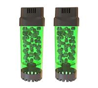 Pyatofly 2X Tanque de Peces de Acuario Filtro de Lecho Móvil Fluidizado Filtro de Medios Biológicos de Burbuja con Piedra de Aire Y Filtro de Esponja LH-300
