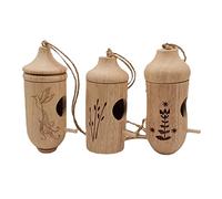 Pyatofly 3 Casas de PáJaros Desmontables, Casas de PáJaros de Madera para Colgar en el Exterior, Casas de PáJaros para JardineríA Al Aire Libre.