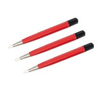 Pyatofly 3 Piezas de Pluma de Fibra Roja, Herramienta de ReparacióN de Reloj, Cepillo de EliminacióN de óXido, Cerdas de Pluma, JoyeríA Pulida, Limpieza de Placa de Circuito