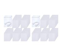 Pyatofly 300 Piezas de Ambientador de Sublimación en Blanco, Hojas Fragantes Rectangulares de Fieltro con Cuerda Elástica Y Bolsas de 400 Piezas
