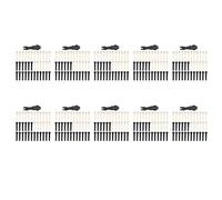 Pyatofly 360 Piezas de Clavijas de Puente de Guitarra Acústica En Blanco Y Negro con Extractor de Clavija de Puente de 1 Pieza En Guitarra