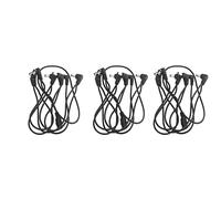 Pyatofly 3X 6 Vias Cable de Arnes de Cadena de Margaritas Electrodo Alambre de Cobre para Efectos de Guitarra Divisor Adaptador de Fuente de Alimentacion Negro