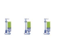 Pyatofly 3X Filtro para Acuarios,Acuario Ultra Silencioso,Filtro de Esponja,Bomba de Aire Fry,Acuario,Tanque de Peces, Caída de Agua,Espuma Doble,Filtros de Esponja Xy-2881