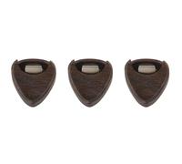 Pyatofly 3X guitarra Pick Box portátil Pick en madera Pick para guitarra Accesorios para instrumentos musicales para instrumento una cuerda