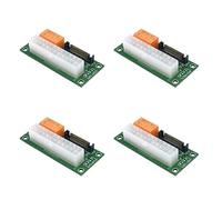 Pyatofly 4X Tarjeta de Alimentación Dual PSU Adaptador de Alimentación Multipla Add2Psu con Conector SATA ATX de 24 Pin Un 4 Pin para