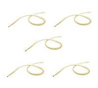 Pyatofly 5 Piezas 75cm de Violin Pelo Natural de Cabello de Caballo para Violin Blanco