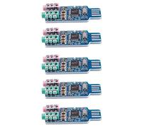 Pyatofly 5 tarjetas de sonido USB CM108 con chip de tarjeta de sonido USB, Adaptador Audio USB, color azul