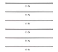 Pyatofly 6 Piezas 320mm x M8 Varilla de Stock Barra de Rosca de Acero Inoxidable Tono de Plata