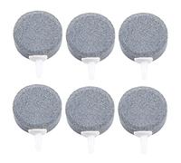 Pyatofly 6 unidades de 4 cm aireador de piedra de de aire para acuario, bomba de tanque de peces, placa de oxígeno hidropónico