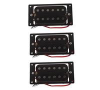 Pyatofly 6Pzs Negro Humbucker Fonocaptor de Guitarra Electrica Bobina Doble + Tornillo del