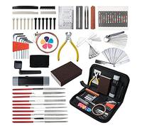 Pyatofly 72 herramientas de reparación y mantenimiento de guitarra con bolsas de almacenamiento, kit de accesorios para guitarra, regalos para músicos, principiantes y entusiastas