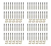 Pyatofly 80 Piezas de Clavos de Clavija de Afinación de Arpa de Lira con 80 Piezas de Remaches para Lira Arpa Pequeña Arpa Musical Instrumento de Cuerda