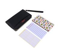 Pyatofly Cartera Organizadora, Sobres y Hojas de Presupuesto, Organizador Planificador de Presupuesto Compacto, Cartera de Sobres A