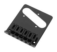 Pyatofly Cenicero de 6 sillines para guitarra eléctrica Tele (negro)