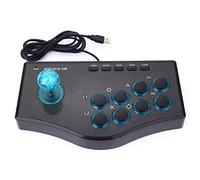 Pyatofly Controlador de Juegos con Cable Rockero de Juego Palanca de Mando USB Arcade Dispositivo USBF para PS3 Computador PC Mando de Videojuegos Consola de Juegos