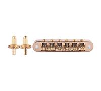 Pyatofly Gold Tune-O- Electric Roller Saddle Bridge Lp Puente de Guitarra EléCtrica de Corea