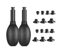 Pyatofly Kit de ventosa lente cámara pluma de succión negro gel de sílice 8 en 1 para reparación y limpieza de lentes