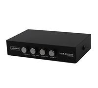 Pyatofly Mini 4 Puertos USB Impresora Escáner Compartir Share Switch Splitter Box Hub