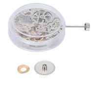 Pyatofly Movimiento mecánico del Reloj 6498 21600 Bph para ETA 6498 Reloj de Cuerda de Mano Esqueleto Movimiento Accesorios, Plata