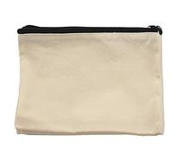 Pyatofly Paquete de 12 Bolsas de Lona con Cremallera, Bolsas Artesanales Bricolaje en para Bolsas Maquillaje CosméTico de Viaje, Estuche para LáPices, Bolsas de Regalo para Fiestas