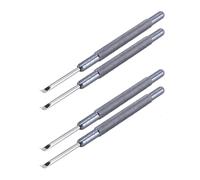 Pyatofly Paquete de 4 herramientas de reparación para relojes de metal palancas para herramientas de extracción de manecillas con hoja , Color de la imagen.