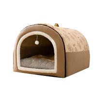 Pyatofly Perrera Invierno para Perros,Estera Cálida para Casa para Perros,Cama para Perros Desmontable y Lavable,Tienda Campaña para Dormir Profundo para Perros Medianos y Grandes,M
