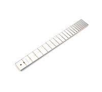 Pyatofly Regla de Cuello de Guitarra, Escala de MedicióN, Herramienta de Trastes de DiapasóN para LP 22 Fret 24,75 Pulgadas, Accesorios de Cuello de Guitarra EléCtrica