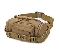 Pyatofly RiñOnera Impermeable Molle de Hombre Deportes Al Aire Libre Senderismo Caza EquitacióN Bolsas de Bolsa RiñOnera de Escalada